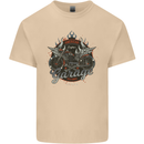 American Custom Garage Biker Motorcycle Mens Cotton T-Shirt Tee Top Sand