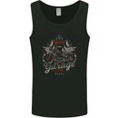 American Custom Garage Biker Motorcycle Mens Vest Tank Top Black