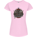 American Custom Garage Biker Motorcycle Womens Petite Cut T-Shirt Light Pink