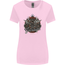 American Custom Garage Biker Motorcycle Womens Wider Cut T-Shirt Light Pink