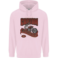 American Custom Motorcycles Biker Motorbike Childrens Kids Hoodie Light Pink
