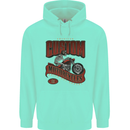 American Custom Motorcycles Biker Motorbike Childrens Kids Hoodie Peppermint
