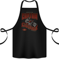 American Custom Motorcycles Biker Motorbike Cotton Apron 100% Organic Black