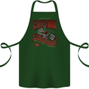 American Custom Motorcycles Biker Motorbike Cotton Apron 100% Organic Forest Green