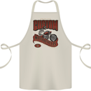 American Custom Motorcycles Biker Motorbike Cotton Apron 100% Organic Natural