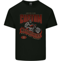 American Custom Motorcycles Biker Motorbike Kids T-Shirt Childrens Black