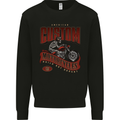 American Custom Motorcycles Biker Motorbike Mens Sweatshirt Jumper Black
