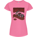 American Custom Motorcycles Biker Motorbike Womens Petite Cut T-Shirt Azalea