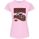 American Custom Motorcycles Biker Motorbike Womens Petite Cut T-Shirt Light Pink