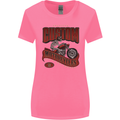 American Custom Motorcycles Biker Motorbike Womens Wider Cut T-Shirt Azalea