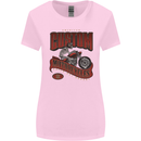American Custom Motorcycles Biker Motorbike Womens Wider Cut T-Shirt Light Pink