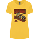American Custom Motorcycles Biker Motorbike Womens Wider Cut T-Shirt Yellow