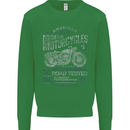 American Custom Motorcycles Motorbike Biker Kids Sweatshirt Jumper Irish Green