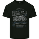 American Custom Motorcycles Motorbike Biker Kids T-Shirt Childrens Black