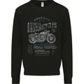 American Custom Motorcycles Motorbike Biker Mens Sweatshirt Jumper Black