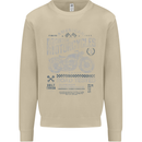 American Custom Motorcycles Motorbike Biker Mens Sweatshirt Jumper Sand
