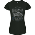 American Custom Motorcycles Motorbike Biker Womens Petite Cut T-Shirt Black