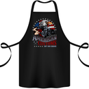 American Customs Hot Rod Garage USA Cotton Apron 100% Organic Black