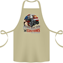 American Customs Hot Rod Garage USA Cotton Apron 100% Organic Khaki