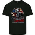 American Customs Hot Rod Garage USA Kids T-Shirt Childrens Black