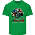 American Customs Hot Rod Garage USA Kids T-Shirt Childrens Irish Green