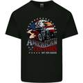 American Customs Hot Rod Garage USA Mens Cotton T-Shirt Tee Top Black