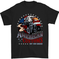 American Customs Hot Rod Garage USA Mens T-Shirt Cotton Gildan Black