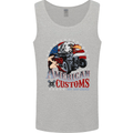 American Customs Hot Rod Garage USA Mens Vest Tank Top Sports Grey