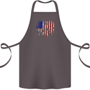 American Eagle Flag 4th of July USA Cotton Apron 100% Organic Dark Grey