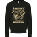 American Eagle Garage Bike Motorbike Mens Sweatshirt Jumper Black