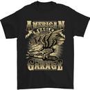 American Eagle Garage Bike Motorbike Mens T-Shirt Cotton Gildan Black