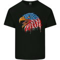 American Eagle USA Flag July 4th Kids T-Shirt Childrens Black