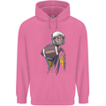 American Football Player Holding a Ball Childrens Kids Hoodie Azalea