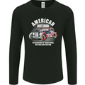 American Hot Rod Hotrod Dragster Racing Mens Long Sleeve T-Shirt Black