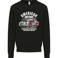 American Hot Rod Hotrod Dragster Racing Mens Sweatshirt Jumper Black