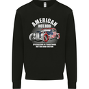 American Hot Rod Hotrod Dragster Racing Mens Sweatshirt Jumper Black