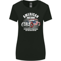 American Hot Rod Hotrod Dragster Racing Womens Wider Cut T-Shirt Black