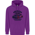 American Hot Rod Hotrod Enthusiast Car Childrens Kids Hoodie Purple
