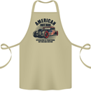 American Hot Rod Hotrod Enthusiast Car Cotton Apron 100% Organic Khaki