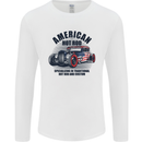 American Hot Rod Hotrod Enthusiast Car Mens Long Sleeve T-Shirt White