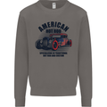 American Hot Rod Hotrod Enthusiast Car Mens Sweatshirt Jumper Charcoal