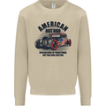 American Hot Rod Hotrod Enthusiast Car Mens Sweatshirt Jumper Sand