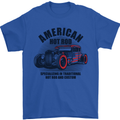 American Hot Rod Hotrod Enthusiast Car Mens T-Shirt Cotton Gildan Royal Blue