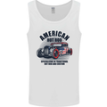 American Hot Rod Hotrod Enthusiast Car Mens Vest Tank Top White