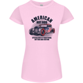American Hot Rod Hotrod Enthusiast Car Womens Petite Cut T-Shirt Light Pink