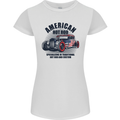 American Hot Rod Hotrod Enthusiast Car Womens Petite Cut T-Shirt White
