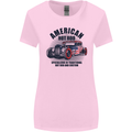 American Hot Rod Hotrod Enthusiast Car Womens Wider Cut T-Shirt Light Pink