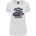 American Hot Rod Hotrod Enthusiast Car Womens Wider Cut T-Shirt White