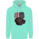 American Labrador USA Flag Dog Childrens Kids Hoodie Peppermint