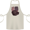 American Labrador USA Flag Dog Cotton Apron 100% Organic Natural